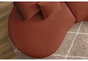 Диван от букле в тухлен цвят 260 cm Saint-Germain - Bobochic Paris