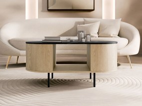 Холна маса Lygrint-черен мрамор - черно