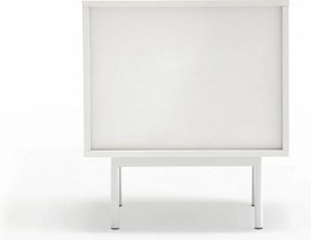 Бяло матово нощно шкафче Sierra – Teulat