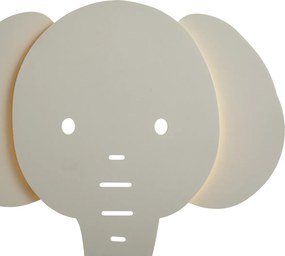 Детска стенна лампа бежова с LED 3-степенно димиране - Ellie the Elephant