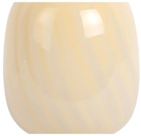 Светложълта настолна лампа със стъклен абажур (височина 20 cm) Summer Globe – Leitmotiv