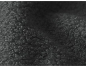 Тъмносив разтегателен ъглов диван с място за съхранение от букле (десен ъгъл) Pele – Makamii