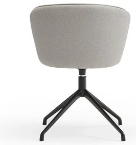 Светлосиви тапицирани трапезни столове в комплект 2 бр. Add – Teulat