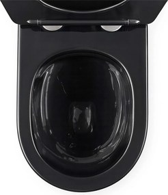 тоалетна чиния Rea Carlo Mini Tornado Black Gold Egde