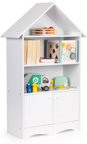 Шкаф във формата на къщичка за детски играчки Ecotoys