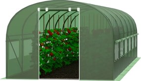 Голям градински политунел 4 x 6 м - височина 2,25 м