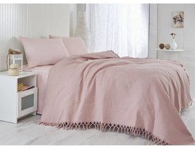 Старо розово олекотено покривало за легло , 220 x 240 cm Pique - Mijolnir