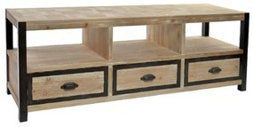 ТВ шкаф DKD Home Decor Метал Дървен (148 x 45 x 54 cm)