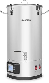 Klarstein Maischfest, котол за ферментация, 5 части, 1500 W/3000 W, 25 литра, LCD Touch , неръждаема стомана