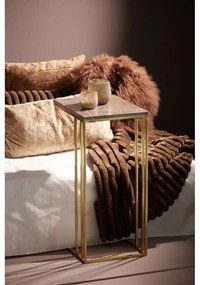 Кафяво одеяло от микроплюш 130x170 cm Vajen – Light &amp; Living