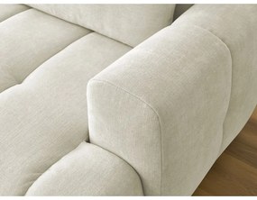 Бежов сгъваем/с място за съхранение ъглов диван (ляв ъгъл) Fuji – Bobochic Paris