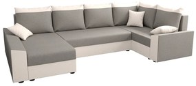 Разтегателен диван в П-образна форма PAULIN, 307x90x161, sawana 21/sawana 01, десен