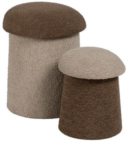 Кафяво-бежова табуретка – Ixia