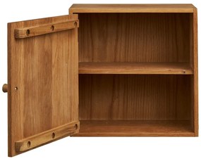 На няколко нива стенен рафт от масивен дъб в естествен цвят 18 cm Townsville – House Nordic