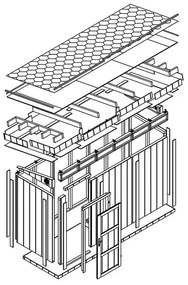 LP® SmartSide® панелен навес с под– 118 x 368 см – 4 м2