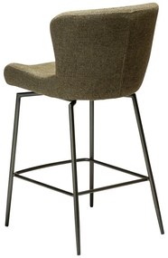 Тапициран бар стол в цвят каки (височина на седалката 67,5 cm) Glam – DAN-FORM Denmark