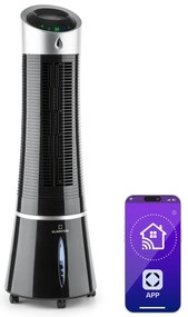 Klarstein Skyscraper Ice Smart, 4-в-1, въздушен, охладител и вентилатор, WiFi, 210m³/h, дистанционно управление