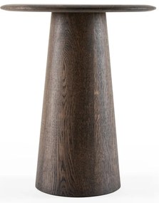 Кръгла странична масичка от масивен дъб ø 40 cm Mushroom – Gazzda