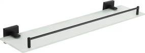 Mexen Rufo стъклен рафт, черен - 7050937-70