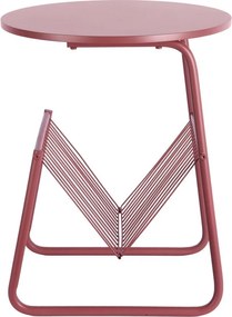 Метална кръгла странична масичка ø 40 cm Riqueza Revista – Leitmotiv