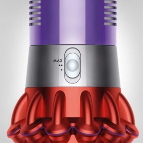 Вертикална прахосмукачка Dyson V10 Origin 394464-01, 525W, 151AW, 0.76l, 125000 об/мин, 60 мин, 3 режима, Motorbar четка, Никел/червен