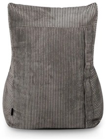 Пуф от рипсено кадифе в тухлен цвят Seat Lounge – SLOWDOWN