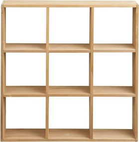 На няколко нива стенен рафт от масивен бор в естествен цвят 46 cm Moss – House Nordic