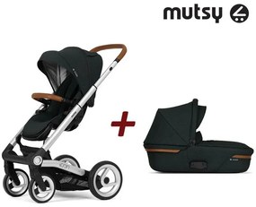 Бебешка количка 2в1 Icon Standard MUTSY - Classic Green