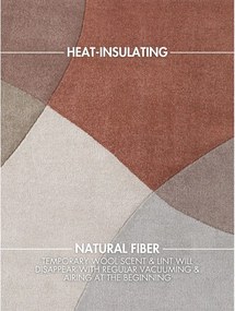 Бежов ръчно изработен вълнен кръгъл килим ø 200 cm Hackney Clarissa – Ted Baker