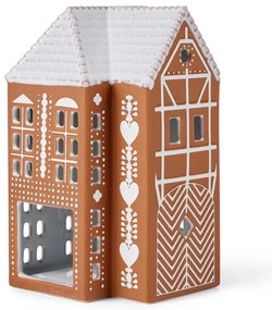 Керамичен свещник за чаена свещ Gingerbread Lighthouse – Kähler Design