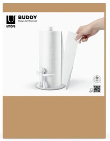 Стоманена поставка за кухненски кърпи ø 19 cm Buddy - Umbra