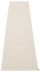 Кремава пътека за открито и закрито 60x250 cm Mono Linen Vanilla – Pappelina