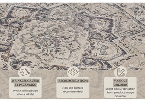 Сиво-бежова пътека 80x200 cm Terrain Designer Sand – Hanse Home