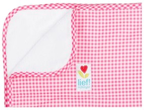 Розово и бяло покривало за детско легло , 100 x 150 cm - Tiseco Home Studio