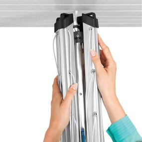 Външен простор Brabantia Essential 1003460, 30 м, Котва за бетониране, Калъф, Резистентен на корозия, Инокс