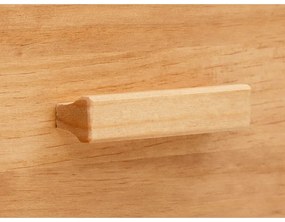 Скрин от борова дървесина с ратанови вратички , ширина 90 см Jolene - Støraa