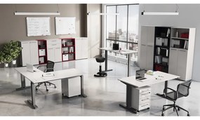 Работна маса с регулируема височина 200x240 cm Agenda – Germania