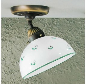 Kolarz 731.10.20 - Полилей за повърхностен монтаж NONNA 1xE27/75W/230V Ø 20 см зелен