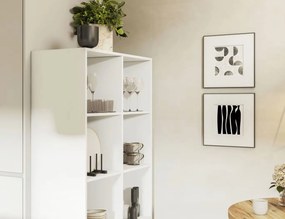 Книжна етажерка Oregon-Бяло