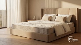 Матрак Sleepy, Exclusive Hybrid Cool Gel22 см - РАЗОПАКОВАН, 90x200x22, Среден, Покет пружина, Мемори пяна