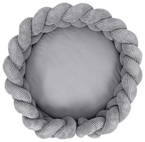 Сиво гнездо за бебе 100x100 cm – Meowbaby