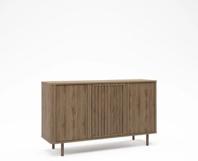 Скрин от дъбов декор в естествен цвят 138x80x40 cm Salma – Marckeric