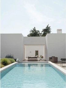 Кафяво-сив подплатен градински стол Grow – Blomus