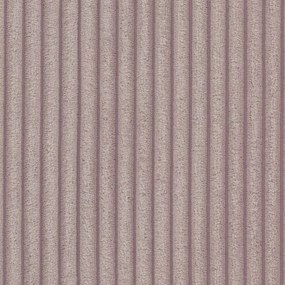 Светлорозов ъглов диван с място за съхранение от рипсено кадифе Sara – Ropez