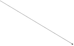 Модерна релсова система за осветление, черна, 1-фазна, 800 см, с кръгъл захранващ блок - Magnetic