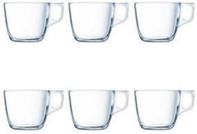 Комплект чаши за кафе части Luminarc 6 pcs Прозрачен (22 cl)
