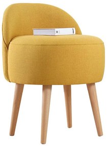 Табуретка NIKI, диаметър 46 см, жълта