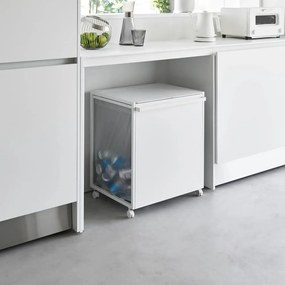 Бяло метално кошче за рециклиране Tower – YAMAZAKI