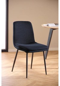 Тъмносин трапезен стол Becca – Actona