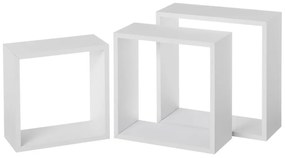 Бели рафтове в комплект от 3 броя - Casa Selección